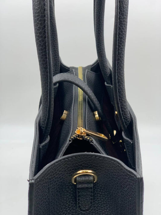 Black Leather Handbag