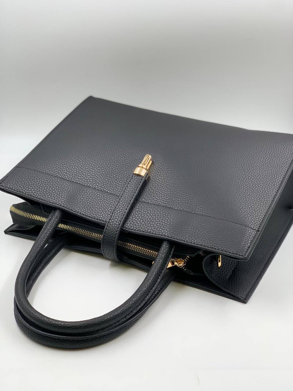 Black Leather Handbag