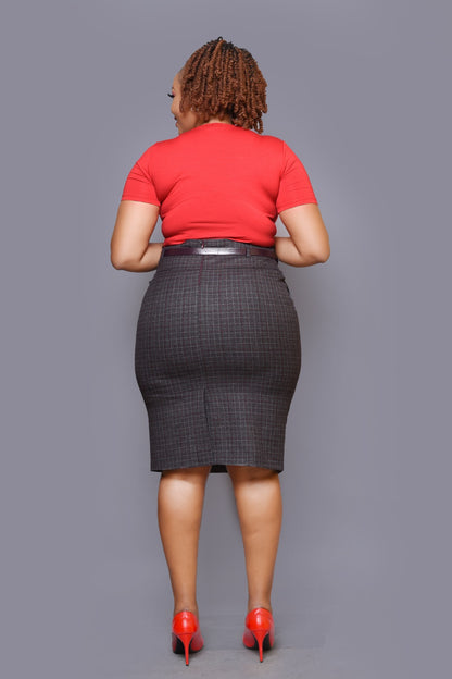 Checked Skirts