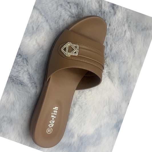 Khaki Sandals - Back care 002