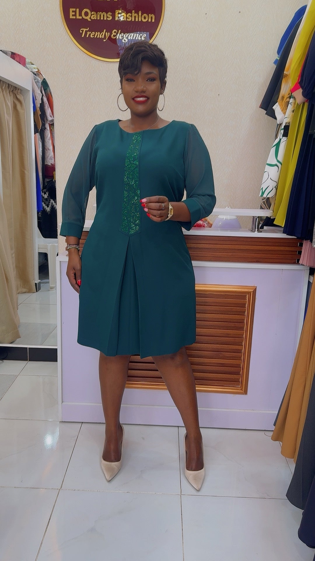 Aline Dress~ knee length