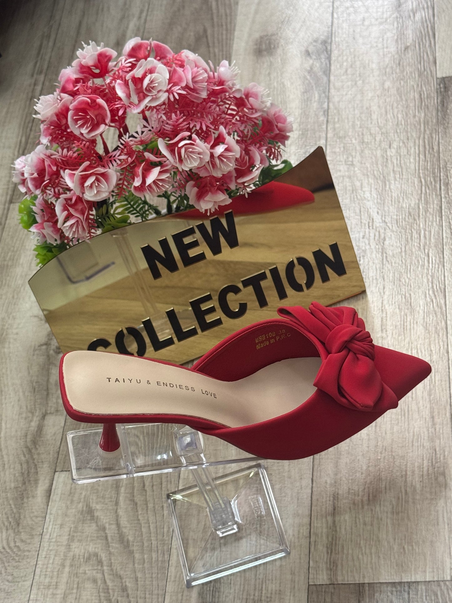Stiletto Mule Heels - open back