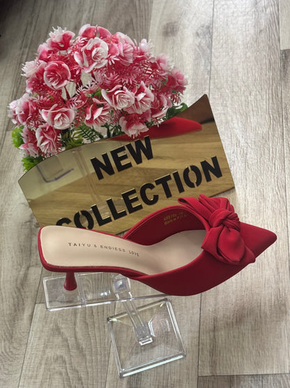 Stiletto Mule Heels - open back