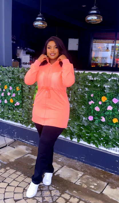 Orange on Black Tracksuit