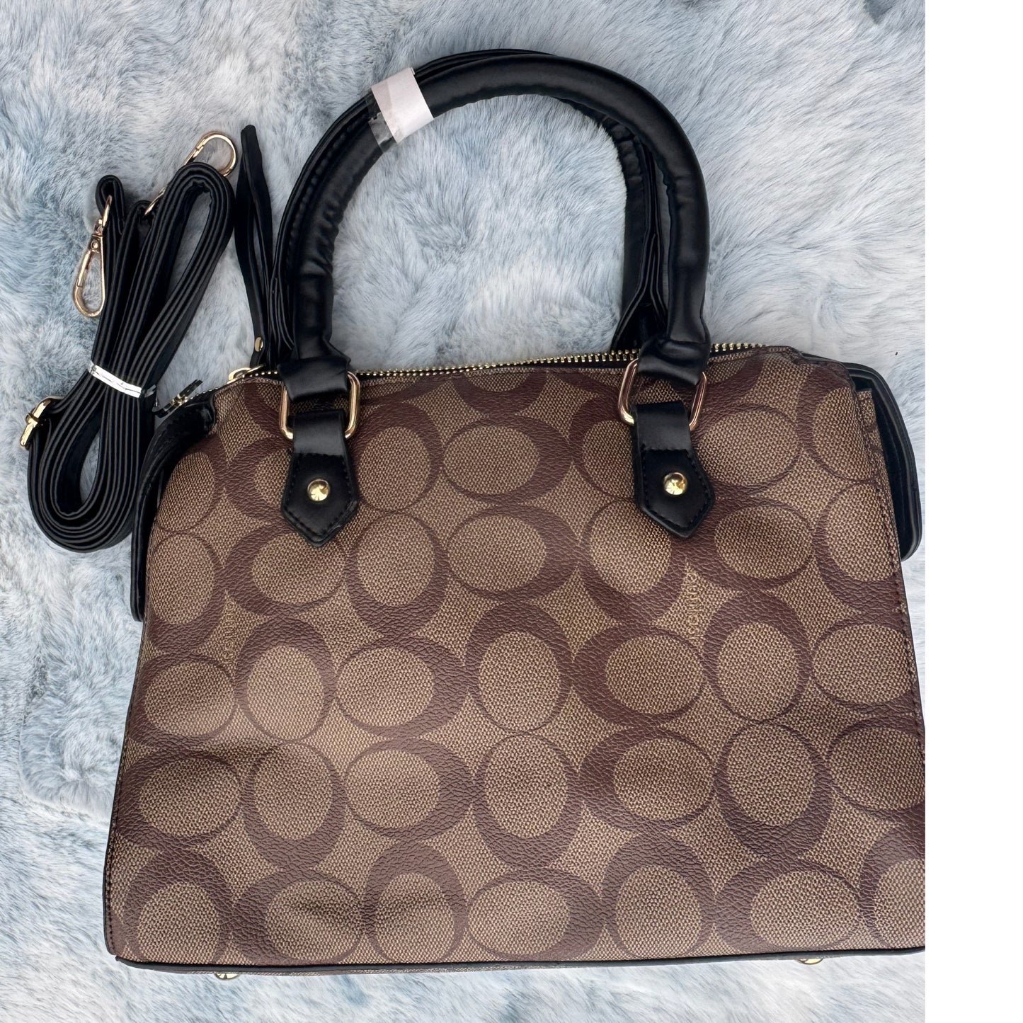 Brown detailed Bags