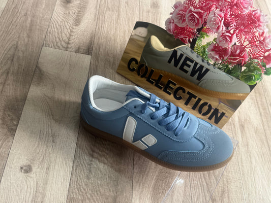 Blue Samba Sneakers
