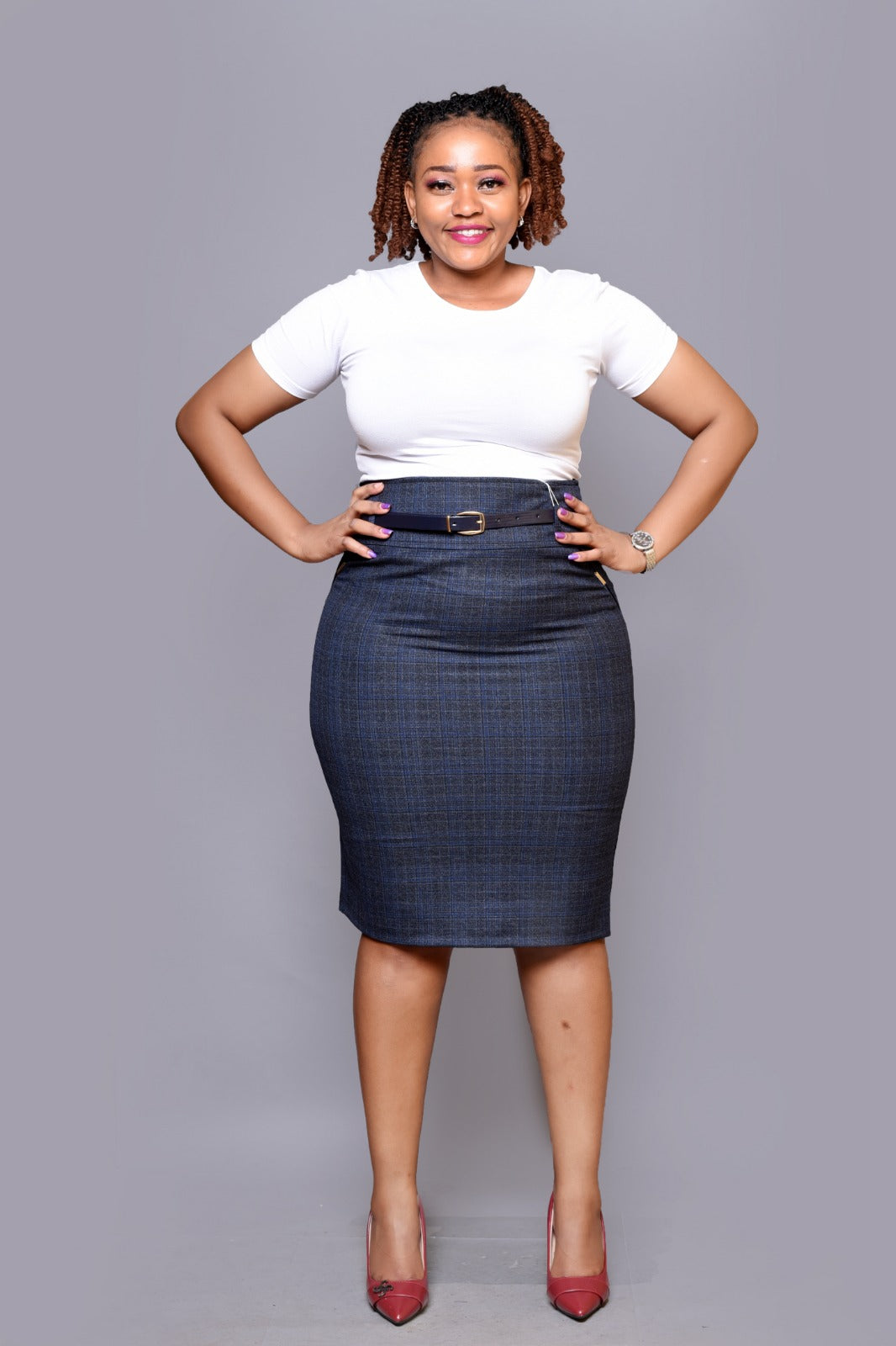 Checked Skirts