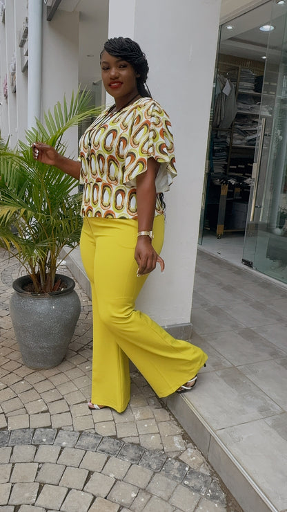 Lime Green detailed 2 piece Suit