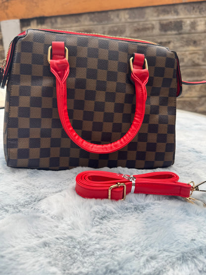 Brown detailed Bags
