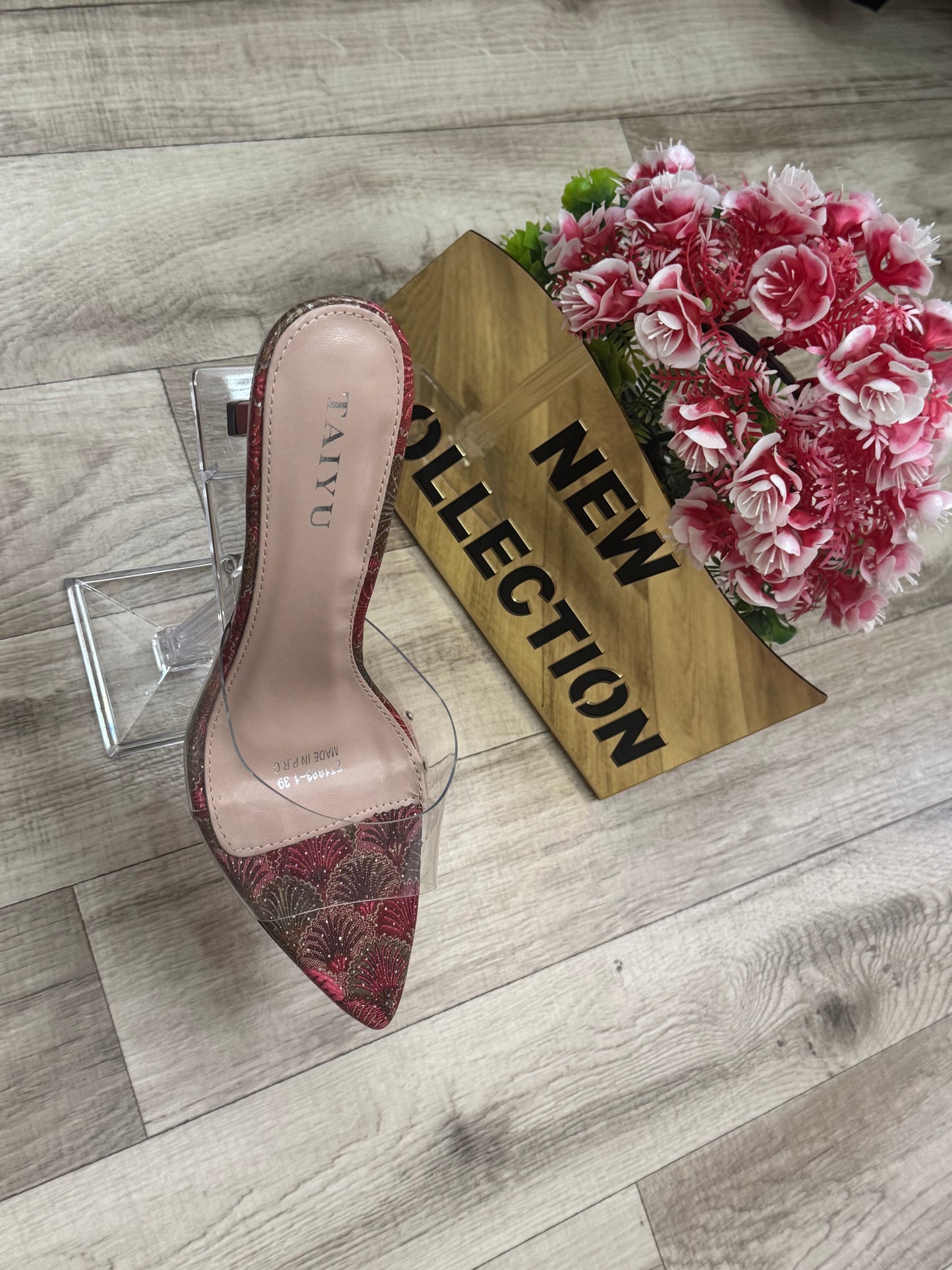 Clear  Stiletto Heels