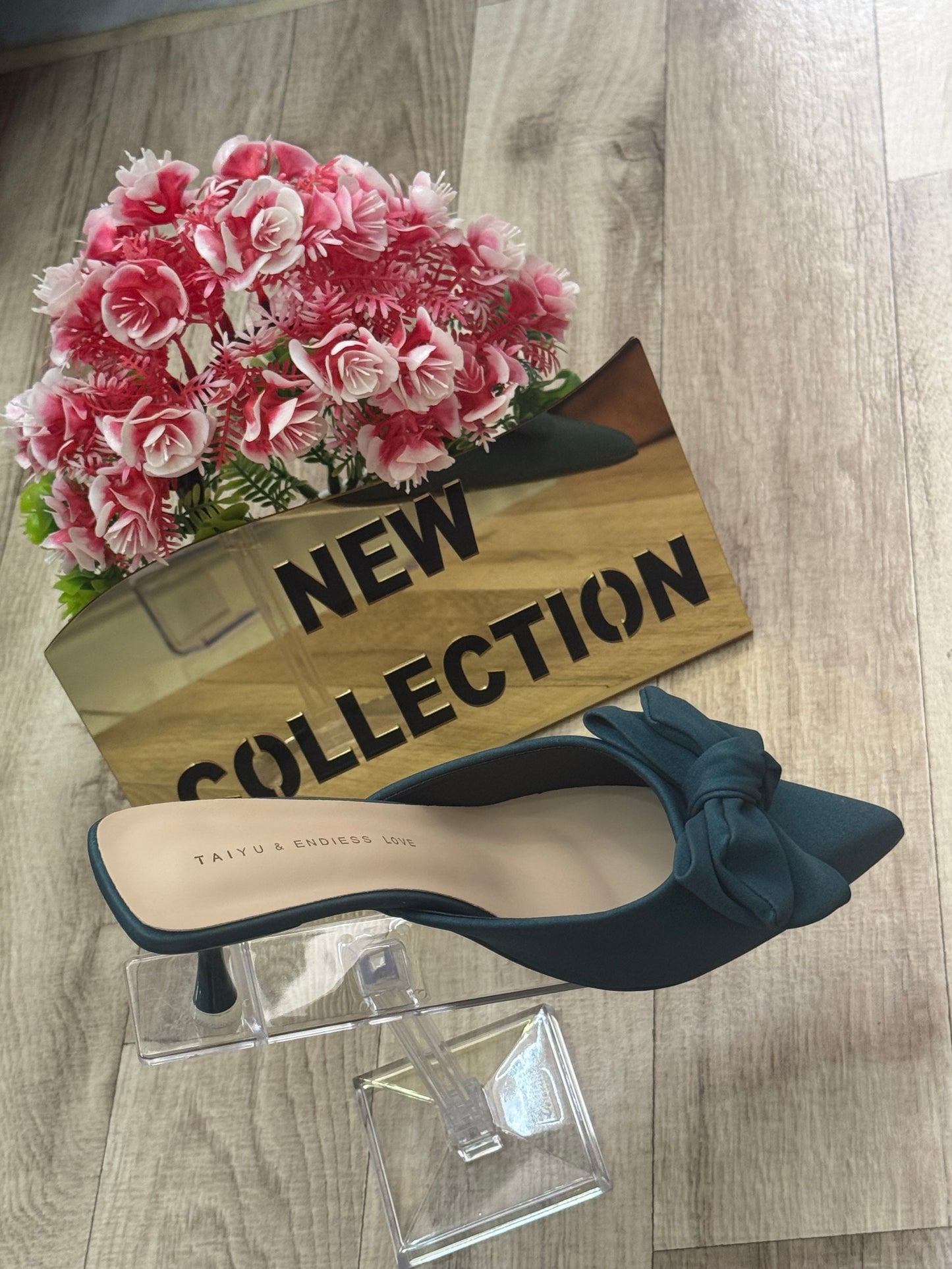Stiletto Mule Heels - open back