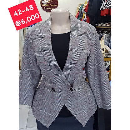 Checked Blazer